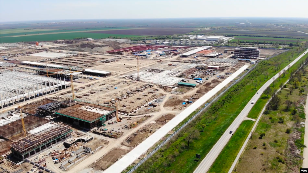 Izgradnja kineske fabrike guma Linglong u Zrenjaninu (Foto: Građanski preokret)