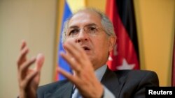 El alcalde de Caracas, Antonio Ledezma, fue detenido el 19 de febrero.