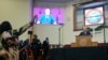 President Joe Biden speaks during a church service at Royal Missionary Baptist Church in North Charleston, South Carolina, Jan. 19, 2025.