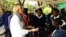 High schoolers visit with US, Canadian, and Spanish college officials in Harare on November 4, 2013.
