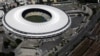 Vista aérea del estadio de Maracaná, en Río de Janeiro (Brasil), donde se ha instalado un hospital de campaña para atender a 400 enfermos de coronavirus.