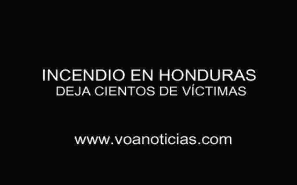 Fatal incendio en Honduras