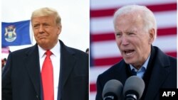 Trump in Michigan, Biden in Iowa October 30 2020