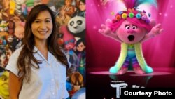 Yorie Kumalasari, seniman efek untuk film Trolls 2 (dok: pribadi/DreamWorks Animation/Universal Pictures)