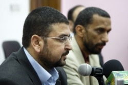 FILE - Hamas spokesman Sami Abu Zuhri.