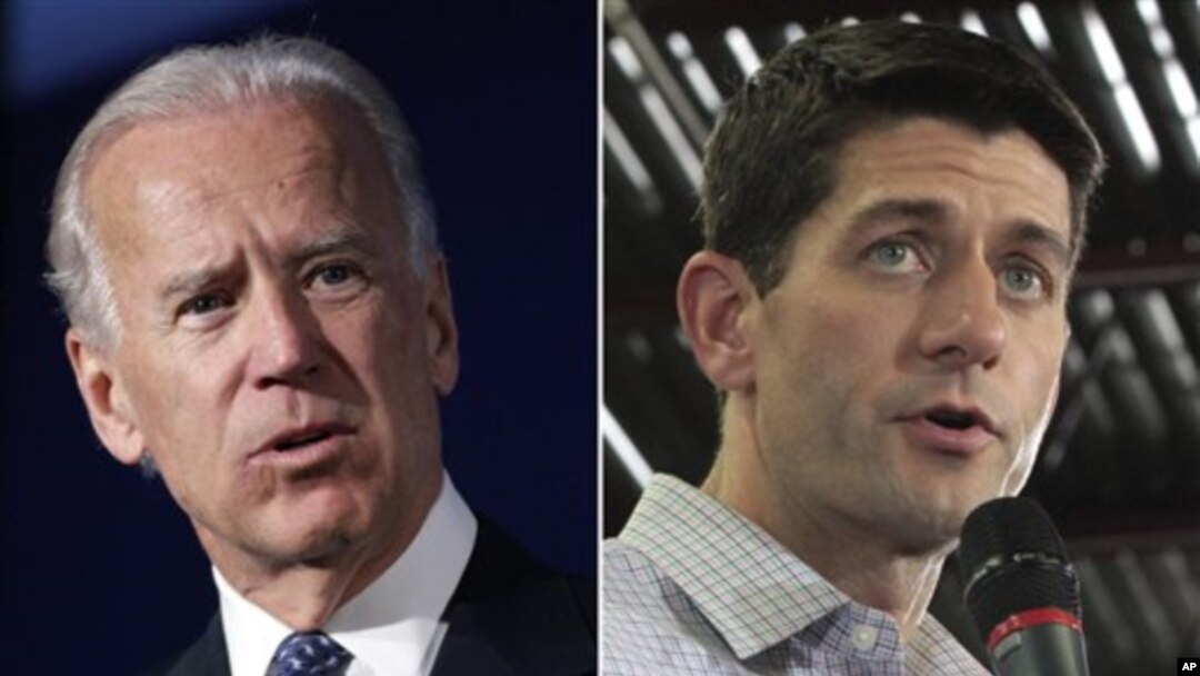 Wapres AS Joe Biden (kiri) dan Cawapres Partai Republik, Paul Ryan saling melontarkan kecaman dalam kampanye mereka (foto: dok).