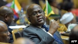 Félix Tshisekedi à Addis-Abeba en Ethiopie le 10 février 2019.