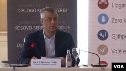 Predsjednik Kosova Hašim Tači na okruglom stolu “Šta znači korekcija granice između Kosova i Srbije“
