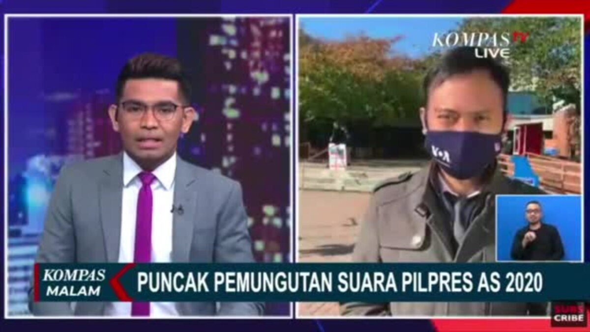 Laporan Langsung VOA untuk Kompas TV : Pemilihan Presiden Amerika Serikat