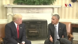 Obama ve Trump Beyaz Saray’da Biraraya Geldi