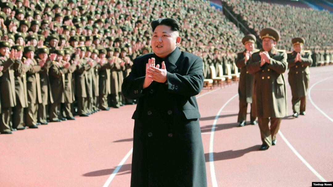 북한 김정은 국방위원회 제1위원장이 건설부문 평가회의인 '2014년도 건설정형 총화를 위한 군정간부회의'에 참석했다고 조선중앙통신이 지난 2일 보도했다. (자료사진)