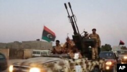 Des éléments des forces spéciales libyennes à Benghazi 