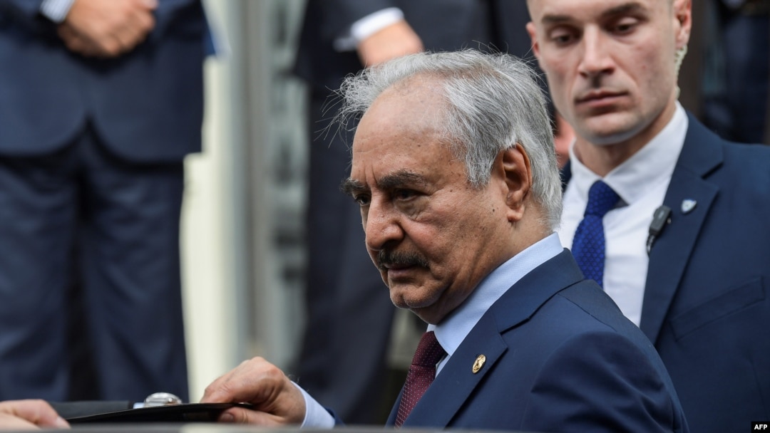 Marishali Khalifa Haftar ukuriye inyeshyamba za ANL muri Libya nyuma y'ibiganiro na minisitiri w'ububanyi n'amahanga w'Ubugereki taliki 17/1/2020
