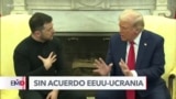 Zelenskyy abandona la Casa Blanca sin firmar acuerdo con Trump