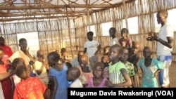 Children rehearse for the Christmas choir performance at the U.N. House, which is serving as a camp for displaced persons in Juba, South Sudan. 