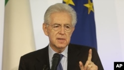 Thủ tướng Italia Mario Monti.