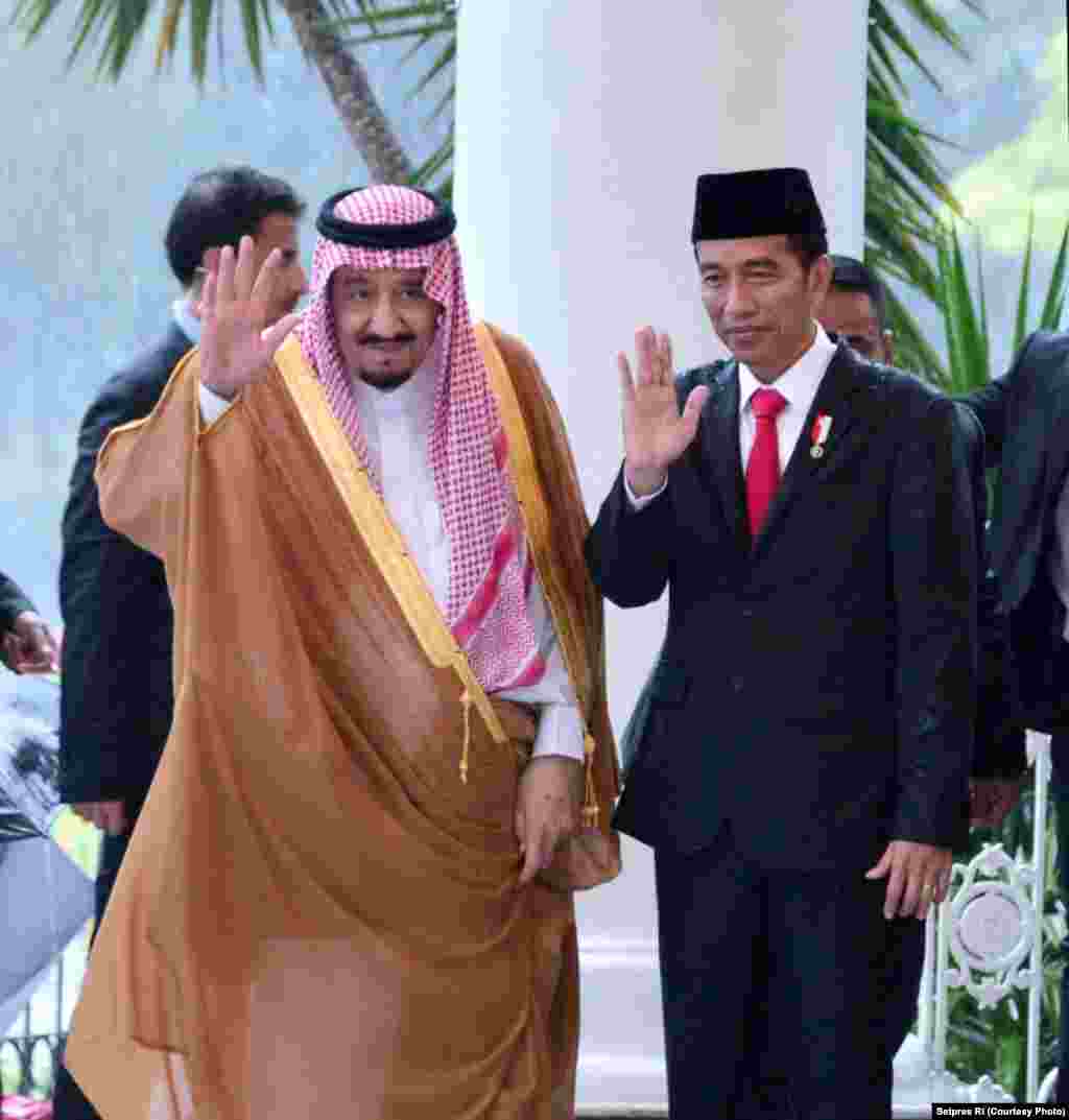 Raja Salman dan Presiden Jokowi, 1 Maret 2017 (Foto courtesy : Setpres RI).