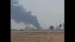 사우디 얀부 정유시설 이란 드론 피격…검은 연기 치솟아