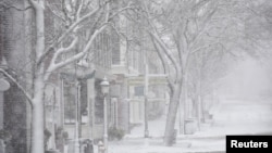 Una tormenta invernal azota la comunidad de Nantucket, en Massachusetts, EE. UU., el 29 de enero de 2022. Foto de redes sociales divulgada por Reuters.