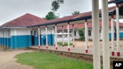 FILE - A view of the general Hospital Panzi in southwestern Congo, Nov 5, 2024. The Panzi health zone is the focus of a mystery flu-like illness that has killed dozens of people.