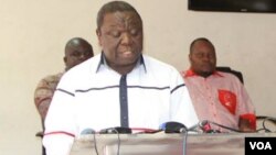 Opposition MDC-T leader Morgan Tsvangirai.
