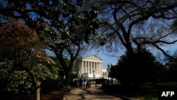 FILE - The U.S. Supreme Court is seen in Washington on April 16, 2024. On April 25, 2024, attorneys for former President Donald Trump will argue he is immune from criminal prosecution for acts that allegedly occurred while he was in office.