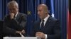 Premijer Kosova Ramuš Haradinaj na današnjoj konferenciji za novinare (Foto: VOA)