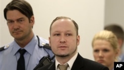 Bị can vụ nổ súng ở Na Uy Anders Behring Breivik