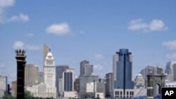 Cincinnati, Ohio, has its own riverboat terminal on the Ohio River.
