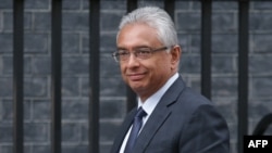 Le Premier ministre mauricien, Pravind Kumar Jugnauth, à Londres, le 18 mars 2019.