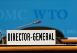 Kursi Pimpinan Dewan Umum Organisasi Perdagangan Dunia (WTO) di Jenewa, Swiss. (Foto: dok).