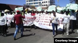 NRZ workers staged peaceful protests in Zimbabwe's second largest city, Bulawayo, protesting against non-payment of salaries. 