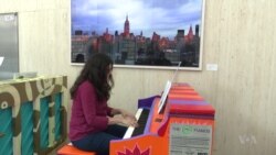 NYC Art Show Features Colorfully Painted Pianos in NYC Streets