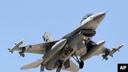 터키군의 전투기. (자료사진)