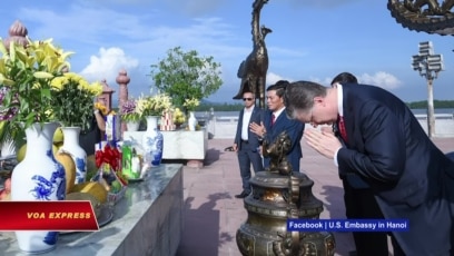 Đại sứ Mỹ thăm Bạch Đằng Giang, tìm hiểu cách VN chống xâm lược từ phương Bắc
