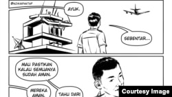 Komik mengenang Anthonius Gunawan Agung karya Iskandar Salim (Dok: Iskandar Salim)