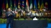 FILE - President Barack Obama answers questions from participants after speaking at the Young African Leaders Initiative's Mandela Washington Fellowship gathering in Washington, Aug. 3, 2015. 