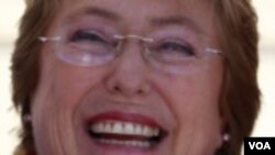 ທ່ານນາງ Michelle Bachelet ຊະນະການເລືອກຕັ້ງ ປະທານາທິບໍດີ ​ຮອ​ບ​ທຳ​ອິດ ໃນປະເທດ Chile