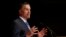 Former Republican U.S. presidential nominee Mitt Romney speaks critically about current Republican presidential candidate Donald Trump and the state of the 2016 Republican presidential campaign during a speech at the Hinckley Institute of Politics at the 
