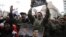 People celebrate after appeals court overturns convictions of Ante Gotovina and Mladen Markac in Zagreb, November 16, 2012.