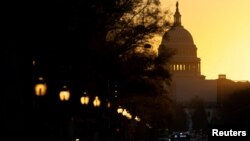 Sun rises over the U.S. Capitol following midterm elections in Washington