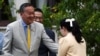 Recently dismissed Thailand's Prime Minister Srettha Thavisin leaves after addressing members of media at the Government House, in Bangkok, Thailand, Aug. 14, 2024.