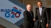 Obama y Putin se saludan en San Petersburgo