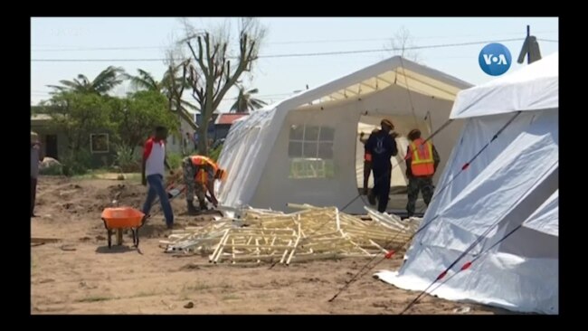 Beira instala serviços de saúde improvisados para atender vítimas do Idai