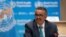 Tedros Adhanom Ghebreyesus, director general of World Health Organization, attends the virtual 73rd World Health Assembly following the coronavirus disease outbreak in Geneva, Switzerland, May 18, 2020.  