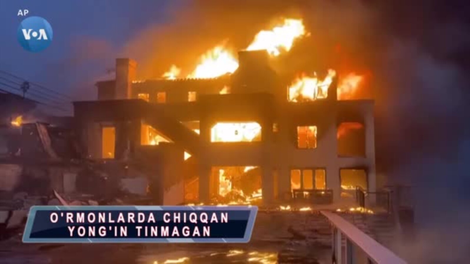 Kaliforniya janubida yong'in tinmagan