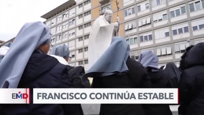 Papa Francisco continúa en “condición estable dentro de un cuadro complejo” Papa Francisco continúa en “condición estable dentro de un cuadro complejo”