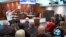 In this March 19, 2018 image made from video provided by KABC-7, council members listen during a meeting in Los Alamitos, California. Leaders of the small California city of 12,000 people voted this week to exempt it from California's sanctuary law.