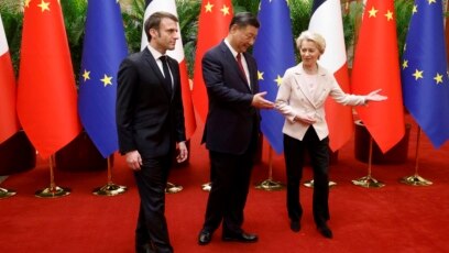 Von der Lajen i Makron sa Šijem u Pekingu