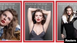 Singer-songwriter Taylor Swift appears on the cover of Time magazine's 2023 "Person of the Year" edition, in an image released on Dec. 6, 2023. (Time Magazine via Reuters)
